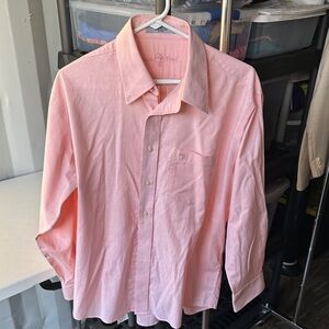 Duck Head Light Pink Men's Casual Button Down Shirt